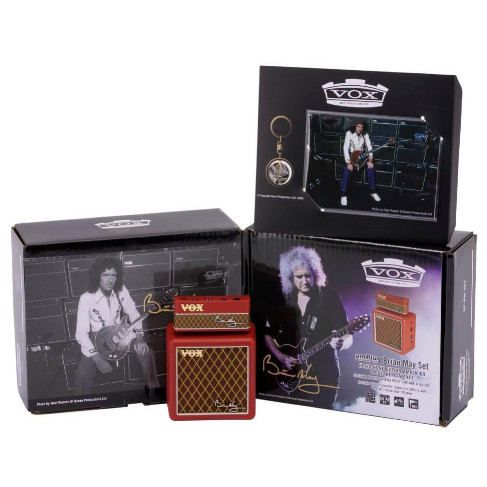 Vox Limited Edition amPlug Set Brian May Headphone Guitar Amplifier with Cabinet