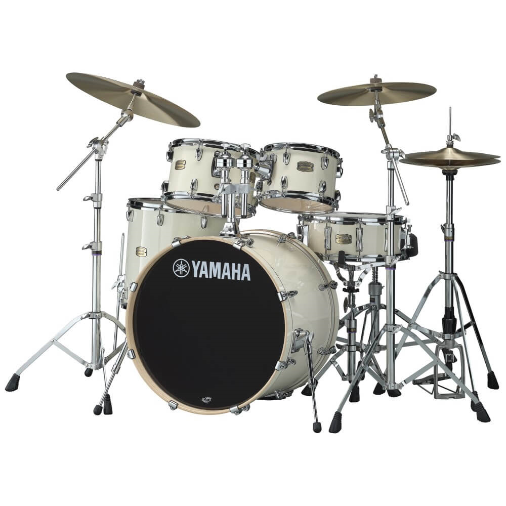 Yamaha Stage Custom Birch 20/14/12/10+14S 5pce Drum Shell Pack - Classic White