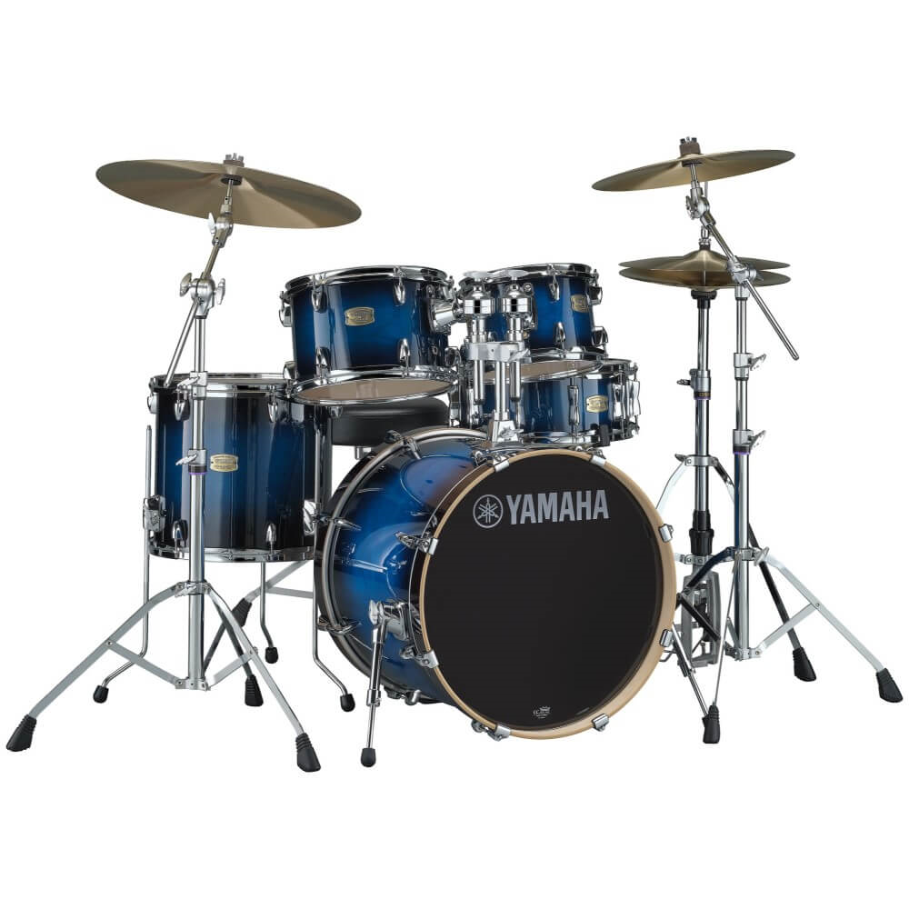 Yamaha Stage Custom Birch 20/14/12/10+14S 5pce Drum Shell Pack - Deep Blue Sunburst