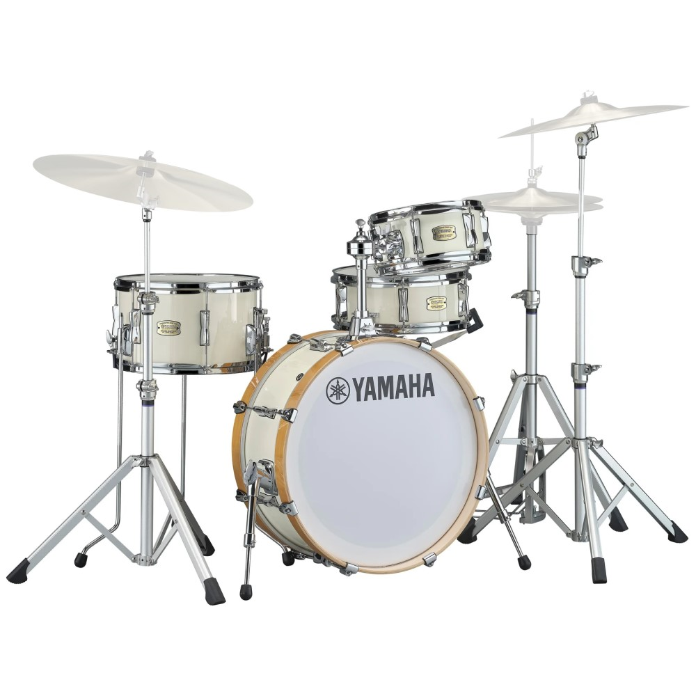 Yamaha Stage Custom Hip 20/10/13+13S 4pc Drum Shell Pack - Classic White