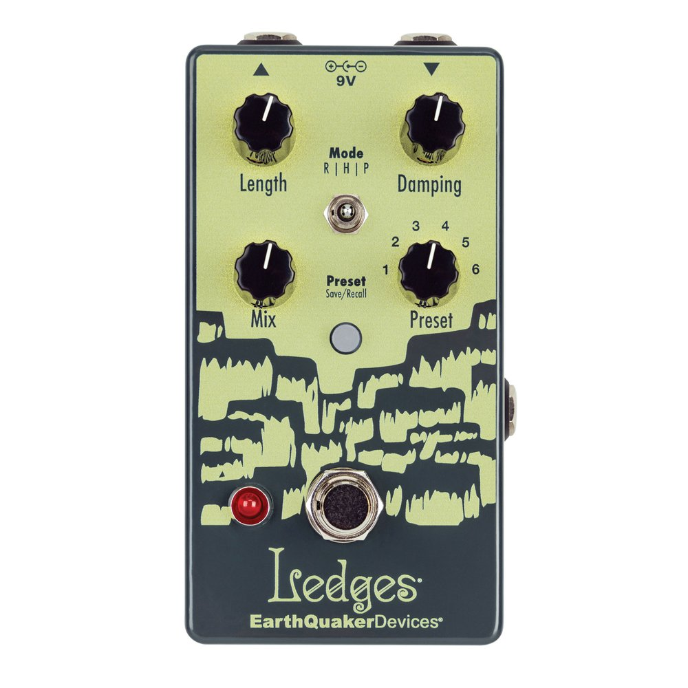 EarthQuaker Devices Ledges Tri-Dimensional Reverberation Machine Guitar Effects Pedal