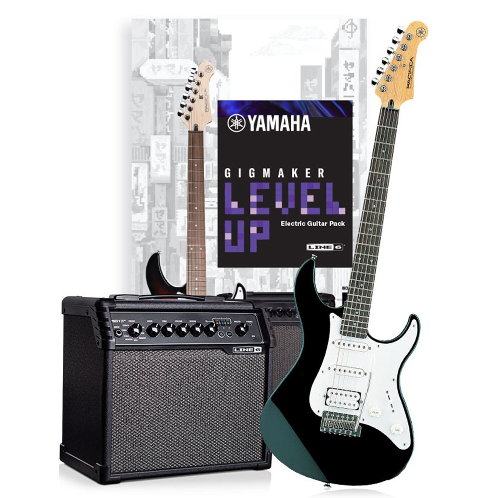 Yamaha Gigmaker Level Up Electric Guitar Pack - Black