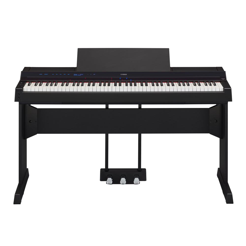 Yamaha PS500 Digital Piano with Stream Lights (Black) Bundle Set