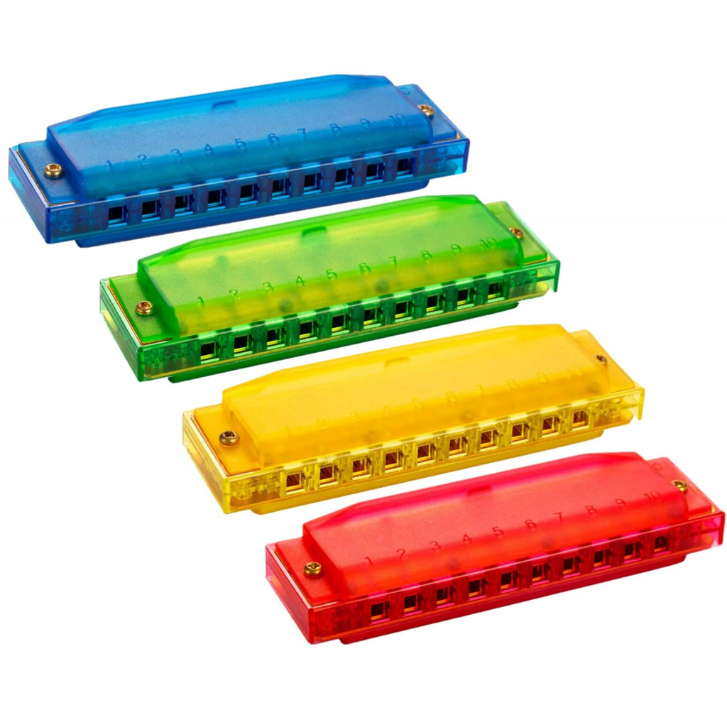 Hohner Kids Clearly Colourful Translucent Harmonica