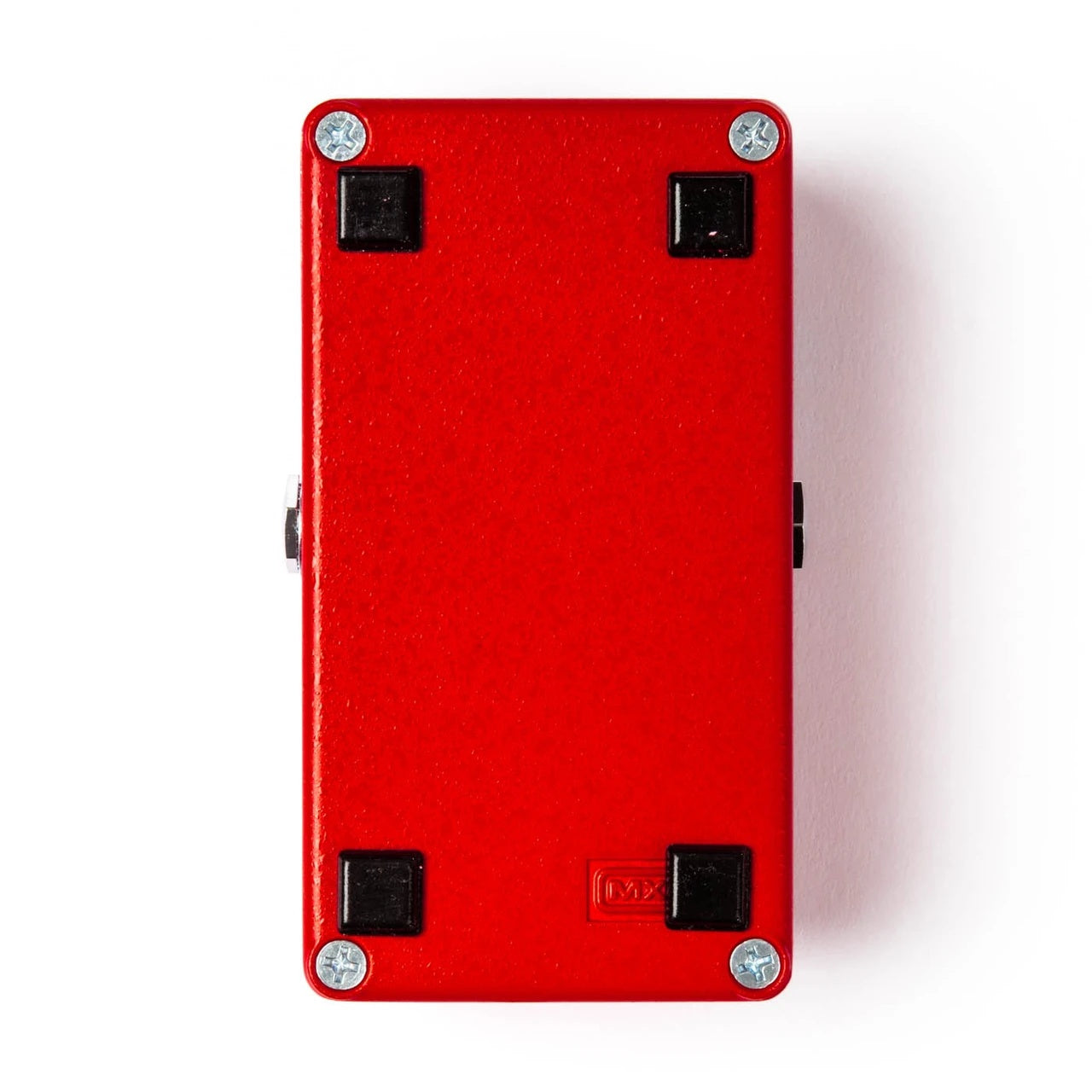 MXR M115 Distortion III effects pedal with control knobs and input/output jacks, used for guitar sound modulation.