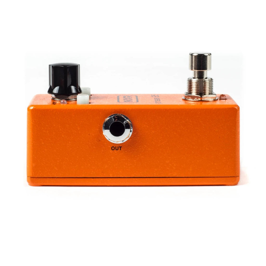 MXR M290 Phase 95 Mini Effects Pedal showing the compact pedal with control knobs and input/output jacks.