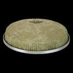 Remo 8.5-inch Fiberskyn R Series Bongo Head for drum heads, showing a close-up of the textured synthetic surface.