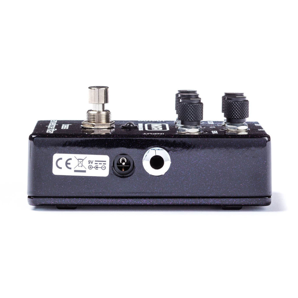 MXR M82 Bass Envelope Filter effects pedal with control knobs and input/output jacks for bass guitar sound modulation.