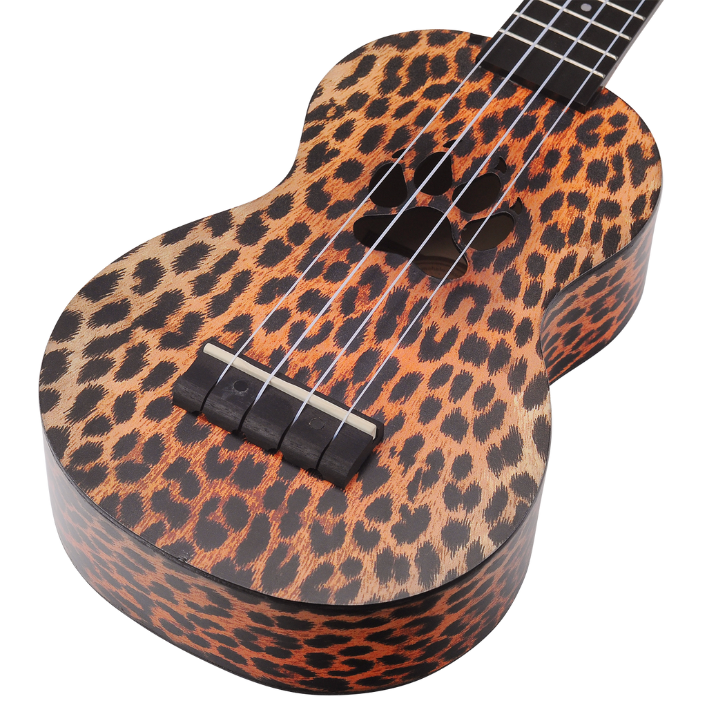Mahalo Art II Series Soprano Ukulele - Cheetah