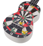Mahalo Art Series Soprano Darts Ukulele - White Matt