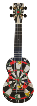 Mahalo Art Series Soprano Darts Ukulele - White Matt