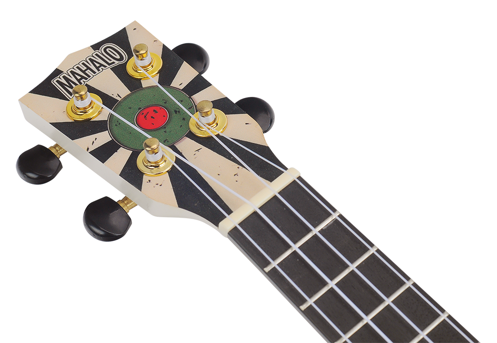 Mahalo Art Series Soprano Darts Ukulele - White Matt