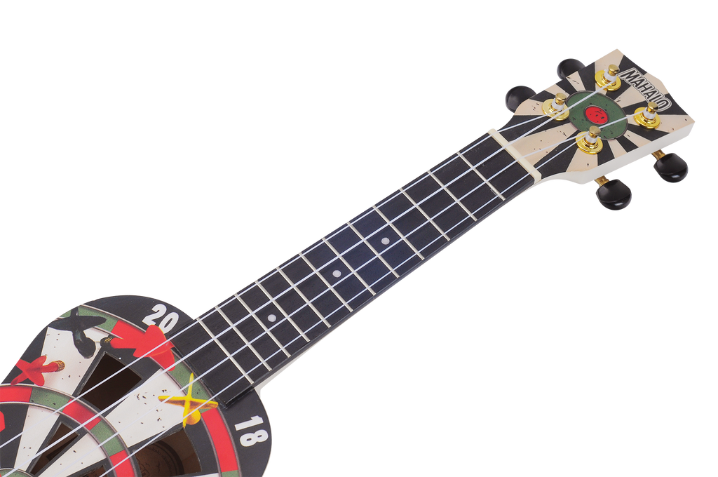 Mahalo Art Series Soprano Darts Ukulele - White Matt