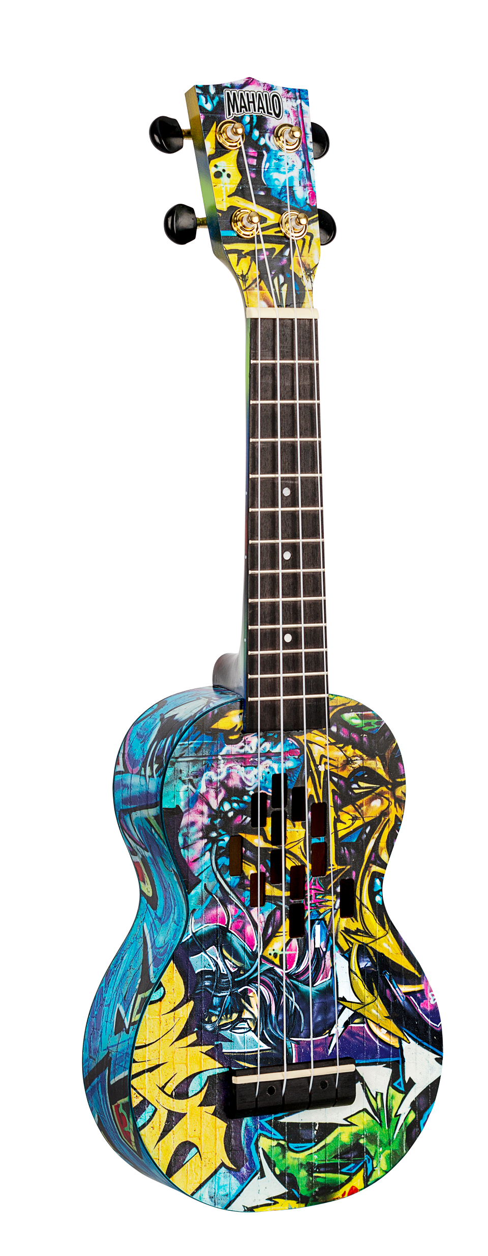 Mahalo Art II Series Soprano Ukulele - Grafitti