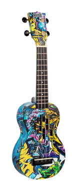 Mahalo Art II Series Soprano Ukulele - Grafitti