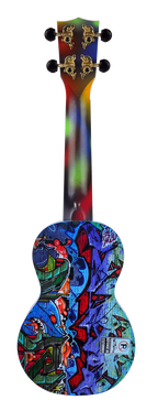Mahalo Art II Series Soprano Ukulele - Grafitti