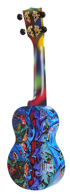 Mahalo Art II Series Soprano Ukulele - Grafitti