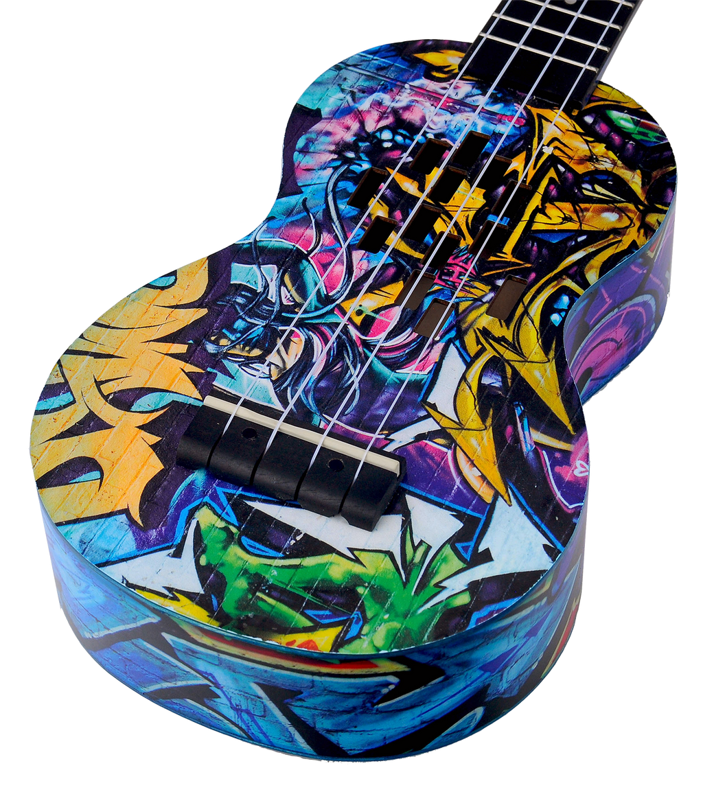 Mahalo Art II Series Soprano Ukulele - Grafitti