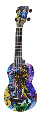 Mahalo Art II Series Soprano Ukulele - Grafitti