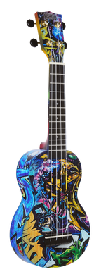 Mahalo Art II Series Soprano Ukulele - Grafitti