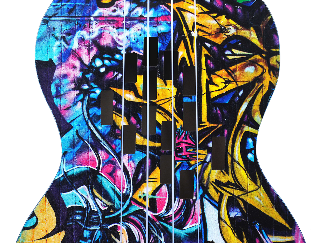 Mahalo Art II Series Soprano Ukulele - Grafitti
