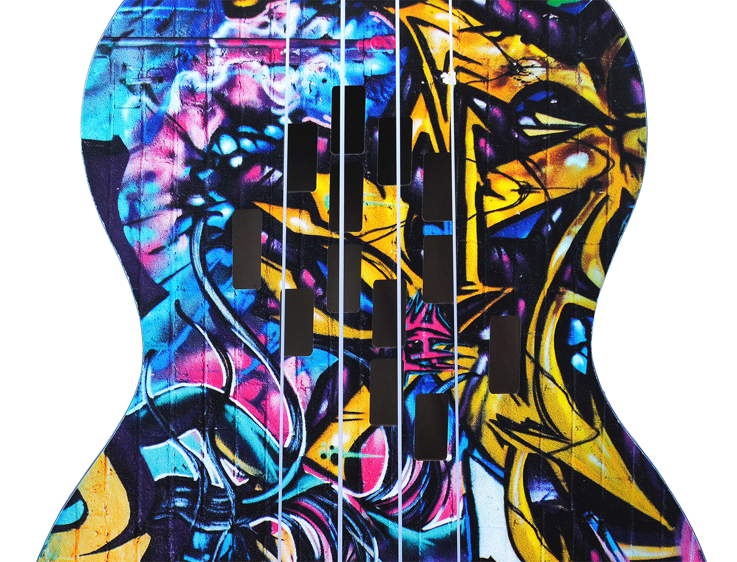 Mahalo Art II Series Soprano Ukulele - Grafitti