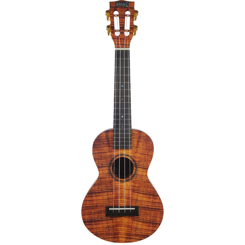 Mahalo Artist Elite Series MA1 Soprano Ukelele ‚Äì Photo Flame Koa