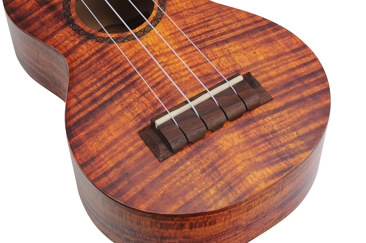 Mahalo Artist Elite Series MA1 Soprano Ukelele ‚Äì Photo Flame Koa