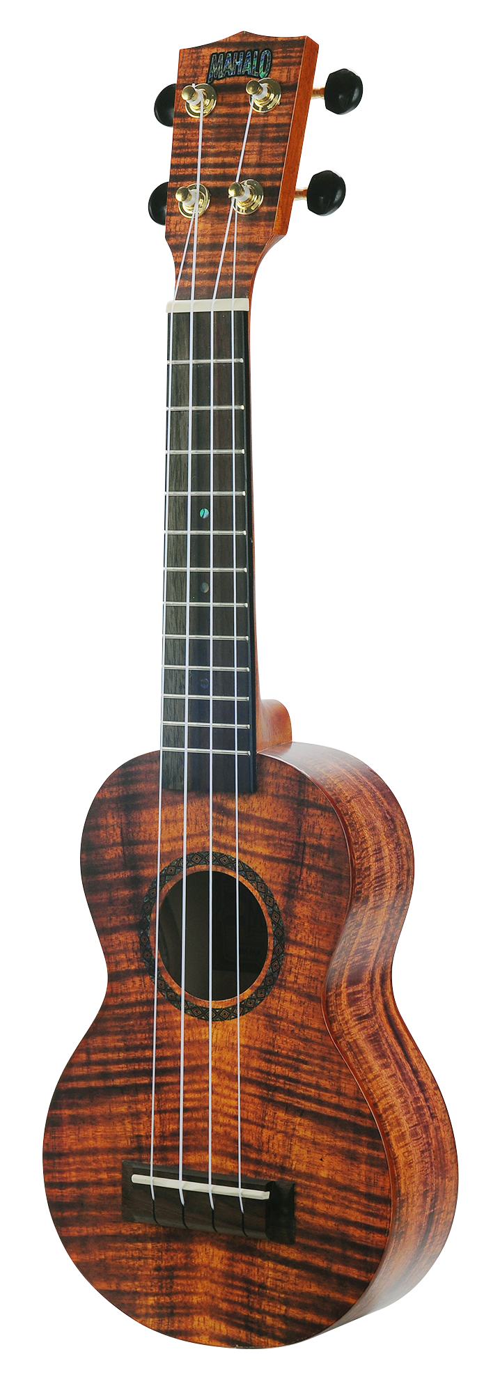 Mahalo Artist Elite Series MA1 Soprano Ukelele ‚Äì Photo Flame Koa
