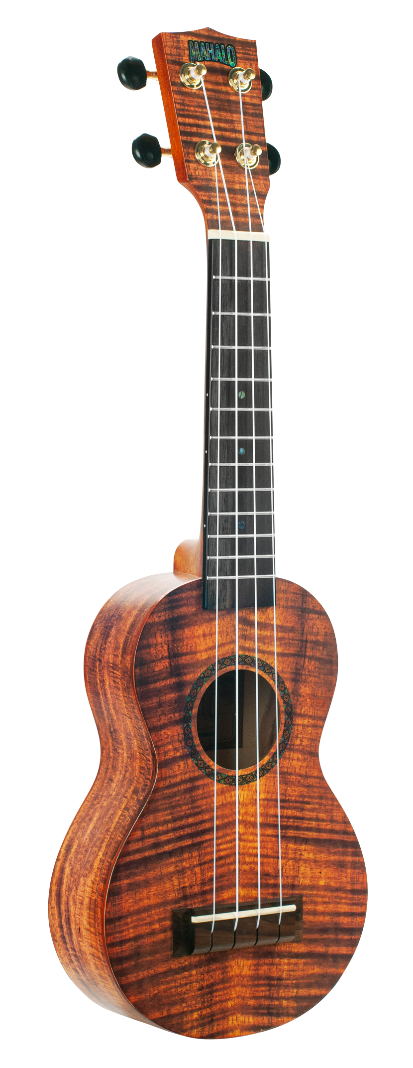 Mahalo Artist Elite Series MA1 Soprano Ukelele ‚Äì Photo Flame Koa