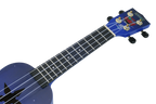 Mahalo Art Series Soprano Ninja Ukulele - Blue Matt