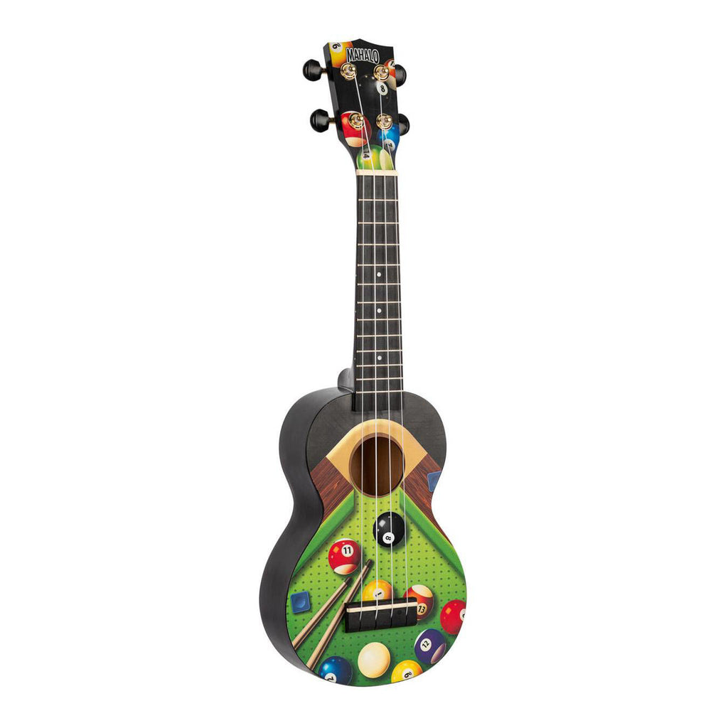 Mahalo Art Series Soprano Pool Ukulele - Black Matt