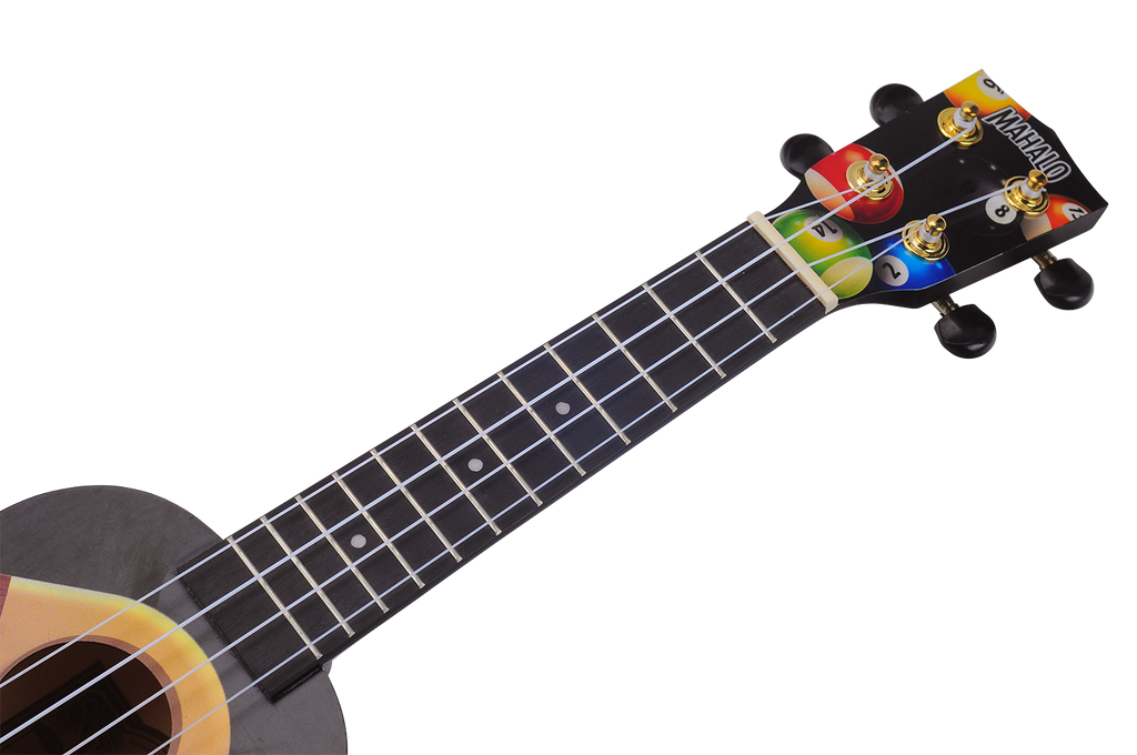 Mahalo Art Series Soprano Pool Ukulele - Black Matt