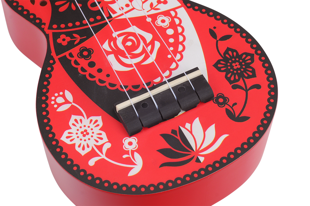 Mahalo Art Series Soprano Russian Doll Ukulele - Red Matt