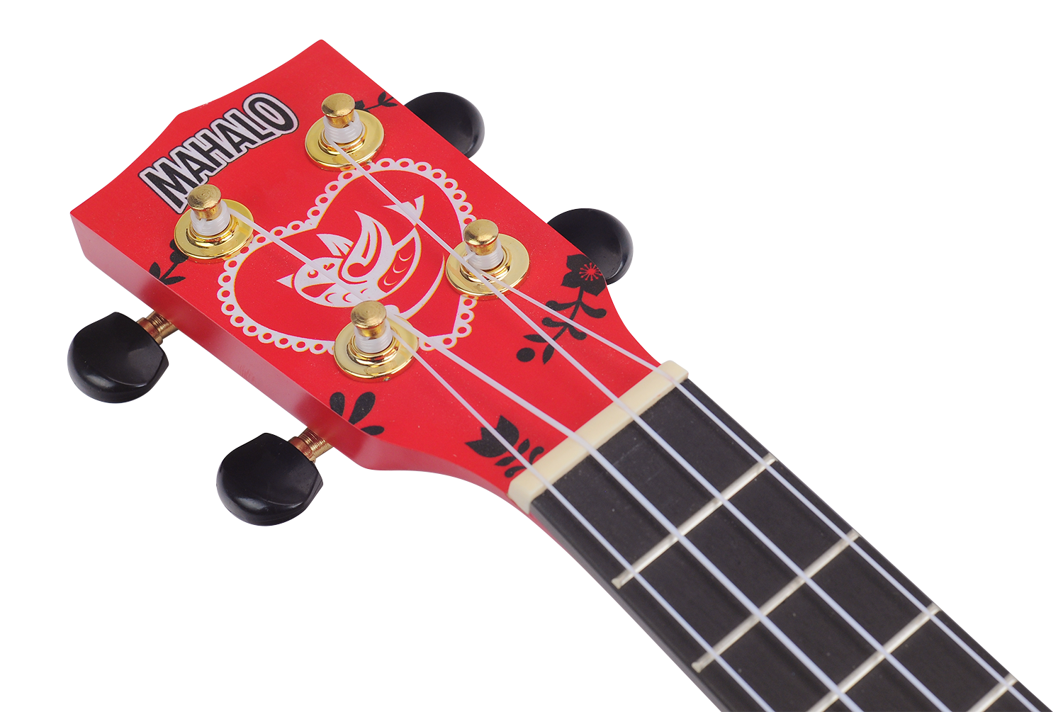 Mahalo Art Series Soprano Russian Doll Ukulele - Red Matt