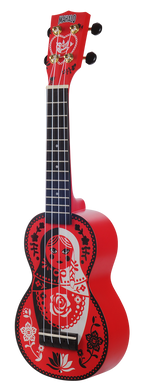 Mahalo Art Series Soprano Russian Doll Ukulele - Red Matt