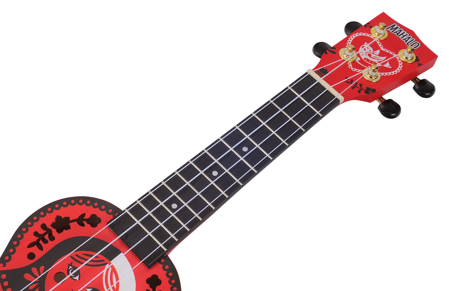 Mahalo Art Series Soprano Russian Doll Ukulele - Red Matt