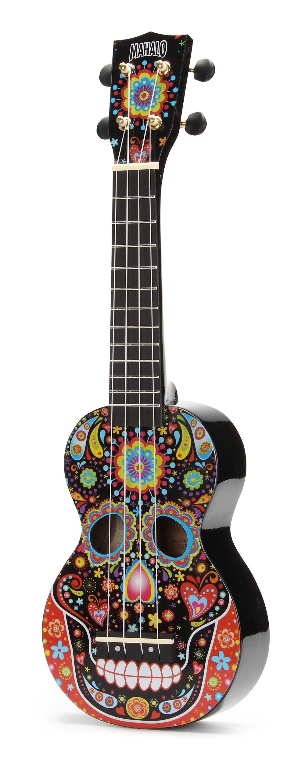 Mahalo Art Series - Skull Bk Ukulele