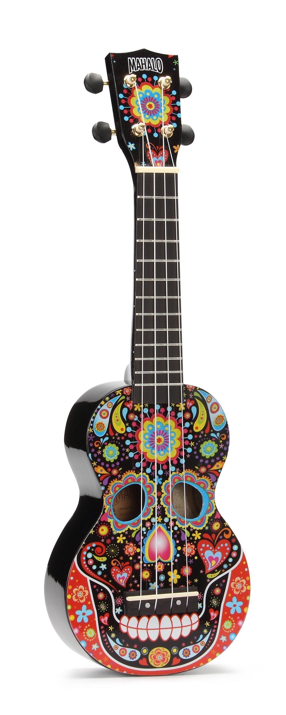 Mahalo Art Series - Skull Bk Ukulele