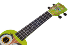 Mahalo Art Series Soprano Owl Ukulele - Green Matt
