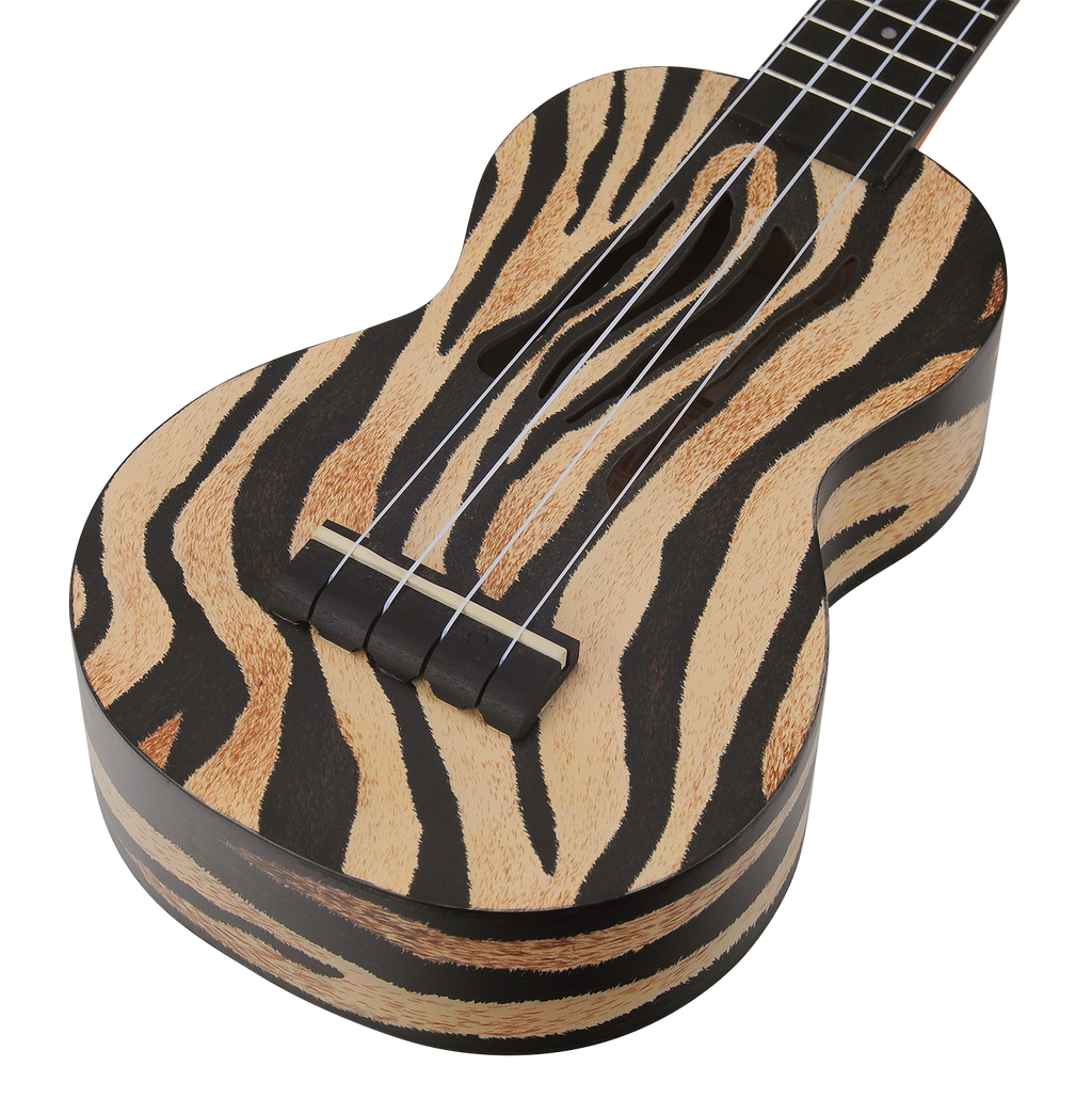 Mahalo Art II Series Soprano Ukulele - Zebra