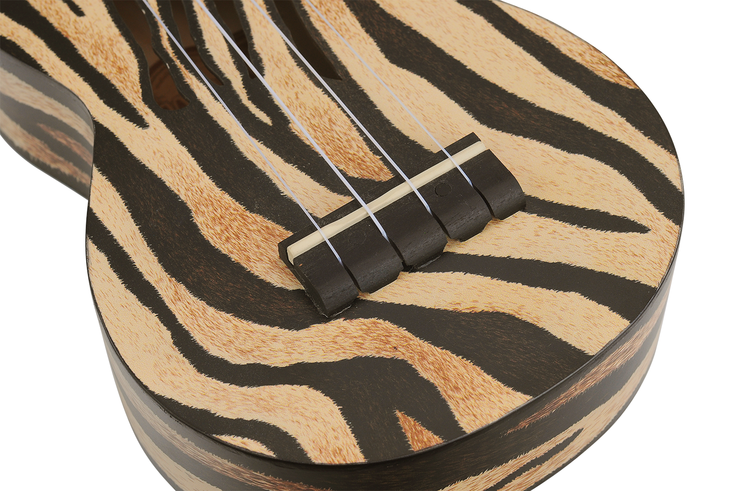 Mahalo Art II Series Soprano Ukulele - Zebra