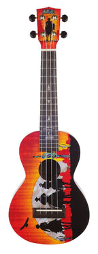 Mahalo Artist Elite Series Concert Ukulele - Unique Wild West