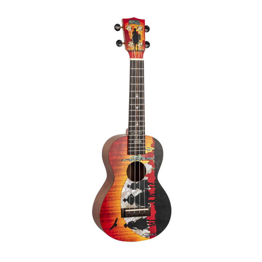 Mahalo Artist Elite Series Concert Ukulele - Unique Wild West