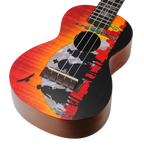 Mahalo Artist Elite Series Concert Ukulele - Unique Wild West