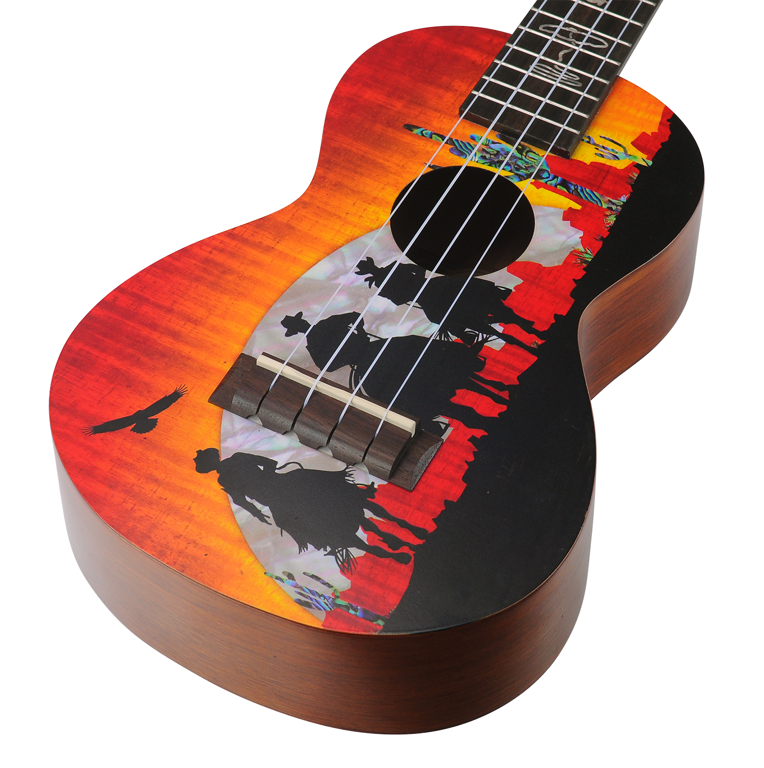 Mahalo Artist Elite Series Concert Ukulele - Unique Wild West