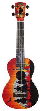 Mahalo Artist Elite Series Concert Ukulele - Unique Wild West