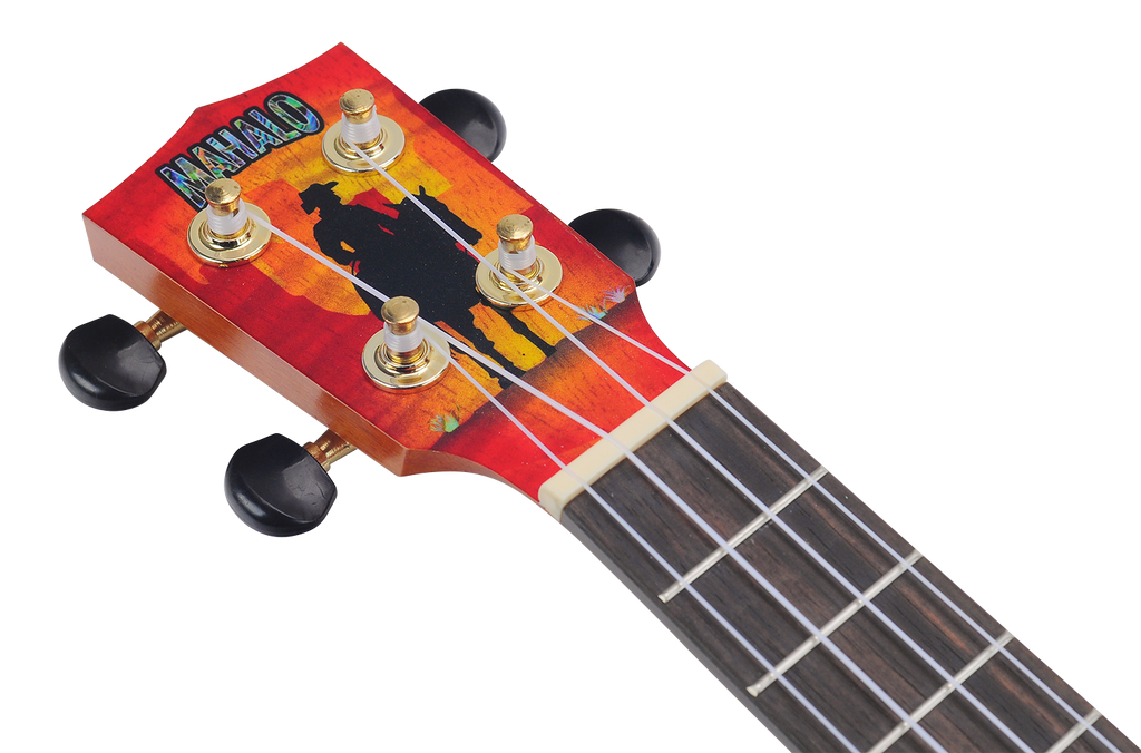 Mahalo Artist Elite Series Concert Ukulele - Unique Wild West