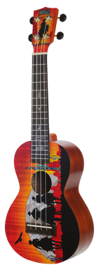 Mahalo Artist Elite Series Concert Ukulele - Unique Wild West