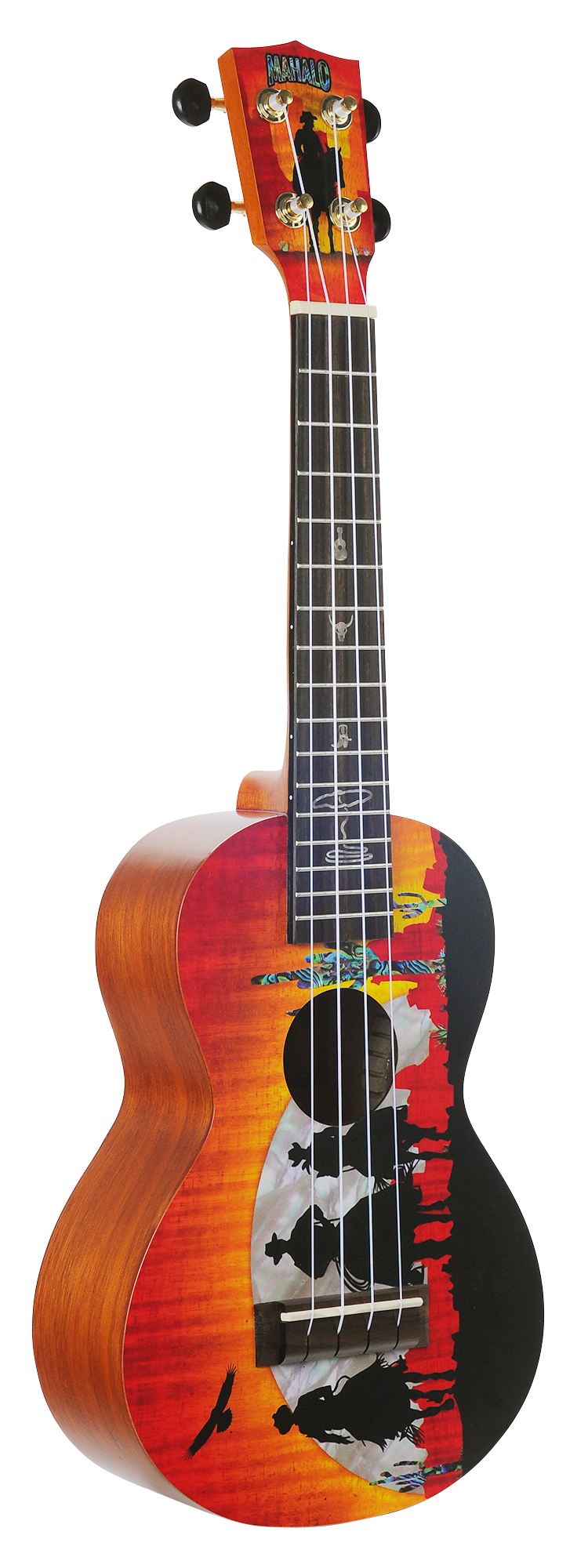 Mahalo Artist Elite Series Concert Ukulele - Unique Wild West